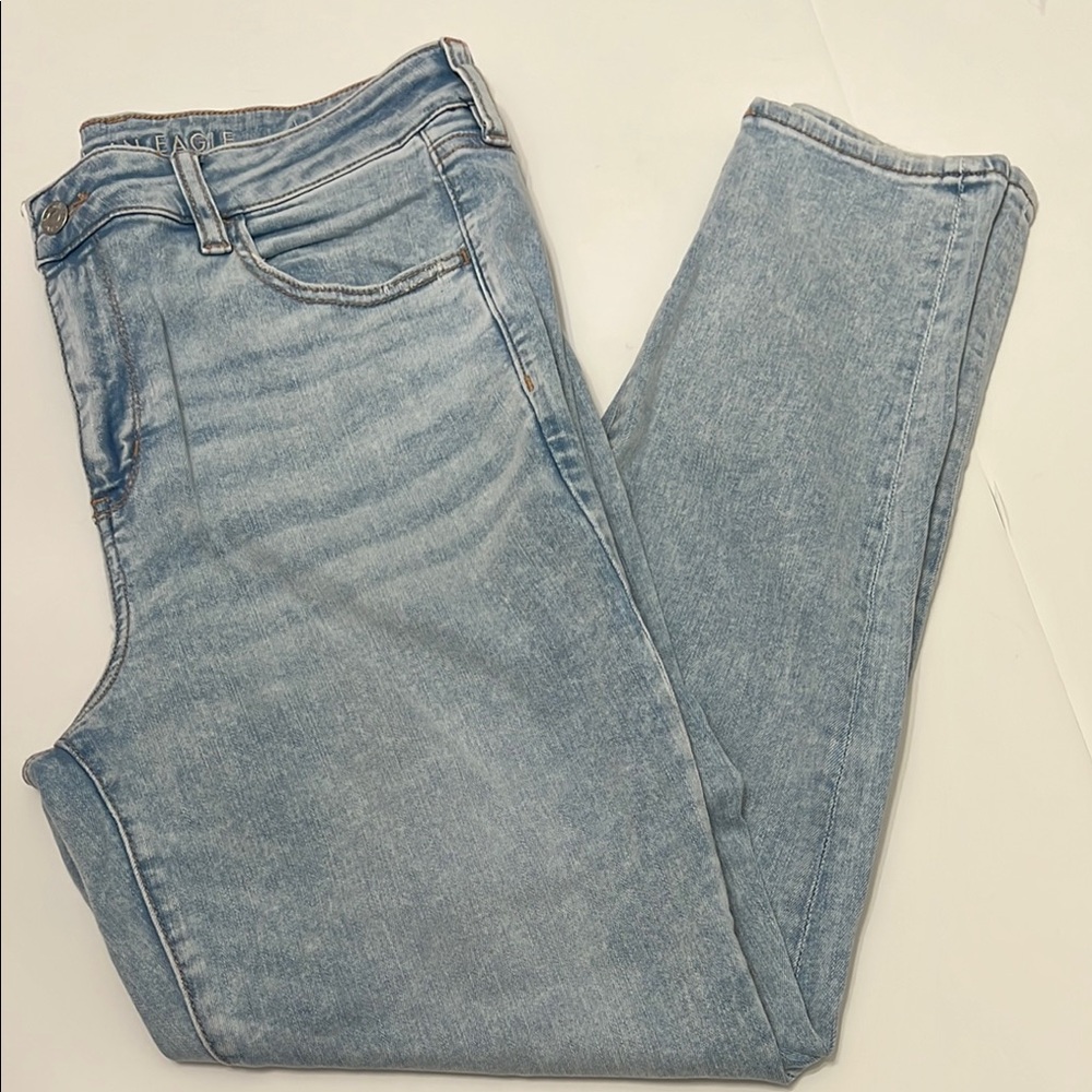 American Eagle Hi-Rise Jegging Light Blue Denim Jeans